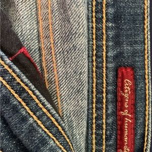 Citizens of humanity jeans. Circa 2003. Ingrid #002 low waist flair.